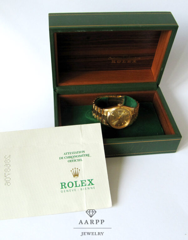 Rolex Dayjust President 1601 Gelbgold 750 Herrenuhr