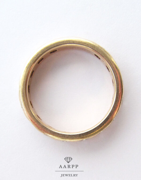 Memoire Ring 585 Rotgold EGF Diamanten