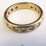 Memoire Ring 585 Rotgold EGF Diamanten