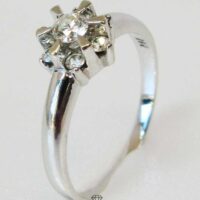 CHRIST Ring CHRIST mit Rubin Brillanten Diamanten in 14 Kt 51 Schmuckpass 585 Gold Gr 