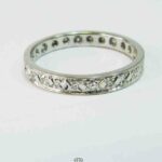 Alliancering Eternity-Ring 14K Weißgold mit Diamanten