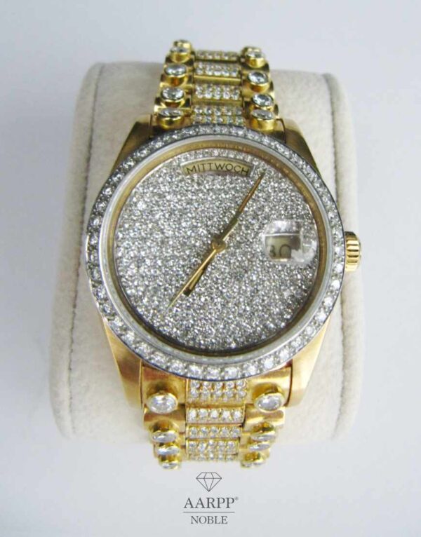 Rolex DayDate President Diamonds Unisex Gelbgold 750 Diamanten Brillanten