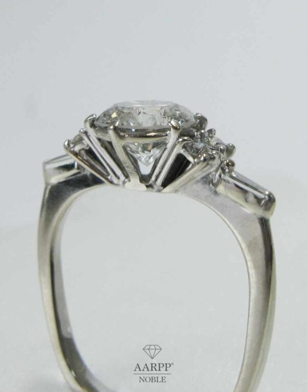 Solitär Ring 14kt Weißgold mit Diamanten ca. 1.9ct Verlobungsring