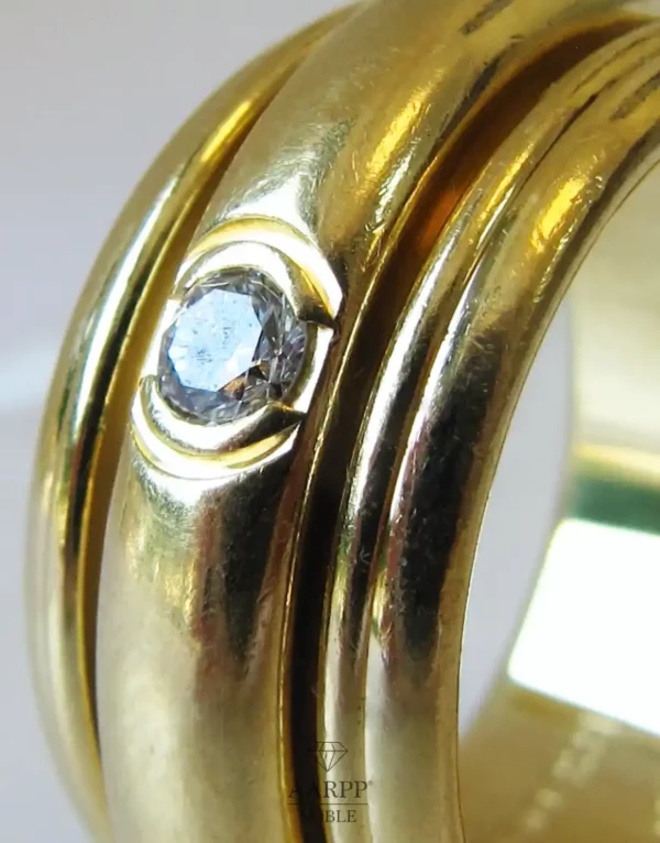 Piaget Ring Posession 750er Gelbgold Brillant 0.14ct. Gr. 59-60