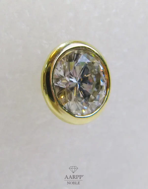 Ohrstecker 585 Gelbgold Ohrringe Solitär Diamanten Brillanten 0.50 ct.