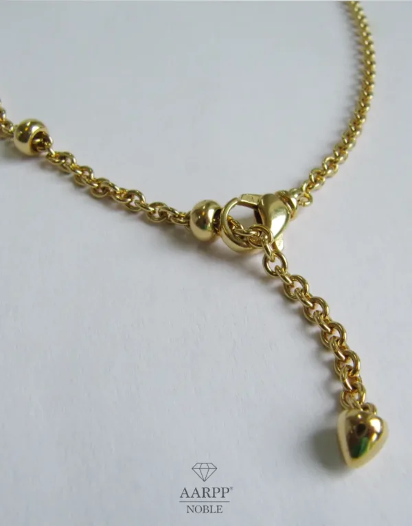 Bulgari Catene Y-Collier 750 Gelbgold Halskette Bvlgari Länge 50cm