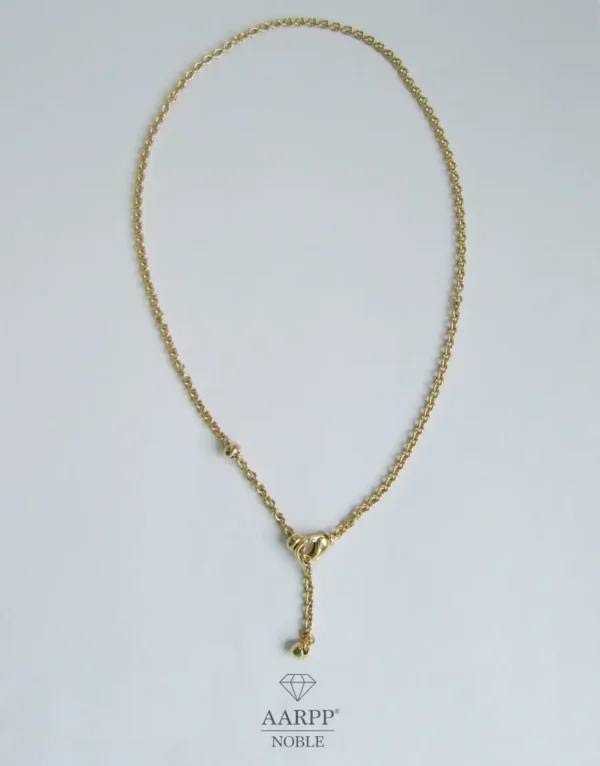 Bulgari Catene Y-Collier 750 Gelbgold Halskette Bvlgari Länge 50cm