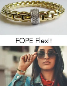 FOPE FlexIt Armband Pave Brillanten 0.63ct 750 Gelbold